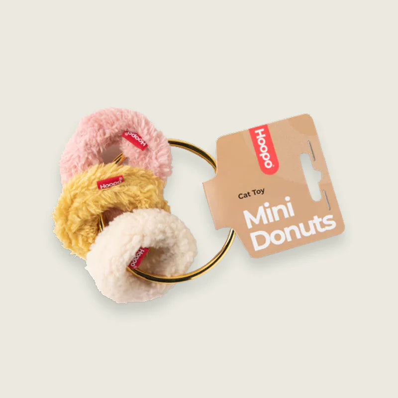 Mini Donuts – Jouets pour chat – Lot de 3