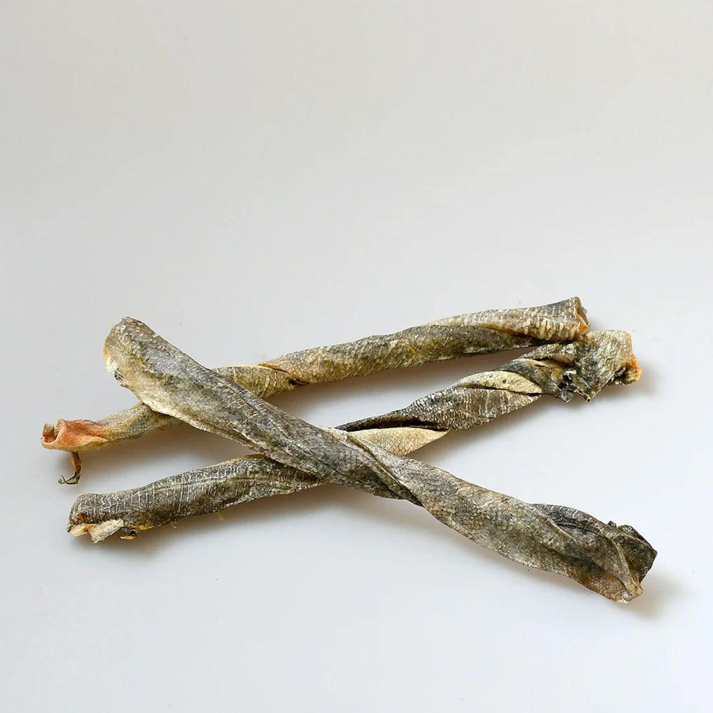 Bâtonnets de cabillaud torsadés SANADOG – Friandises croustillantes – 150 g