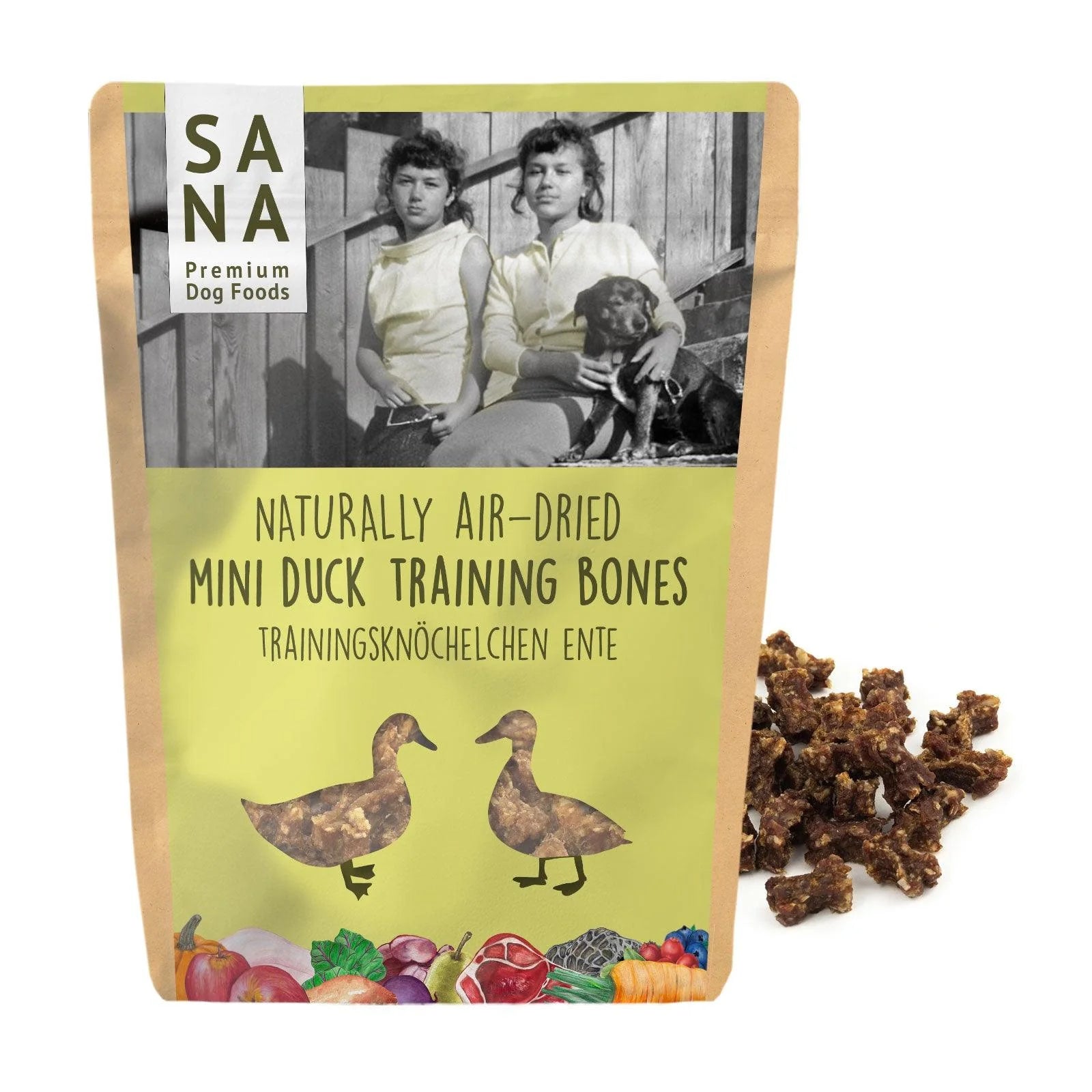 Mini Bones d'entraînement au canard – friandises 100 g
