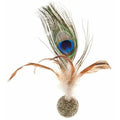 Ferribiella — Balle Catnip Organique & Plume de Paon —