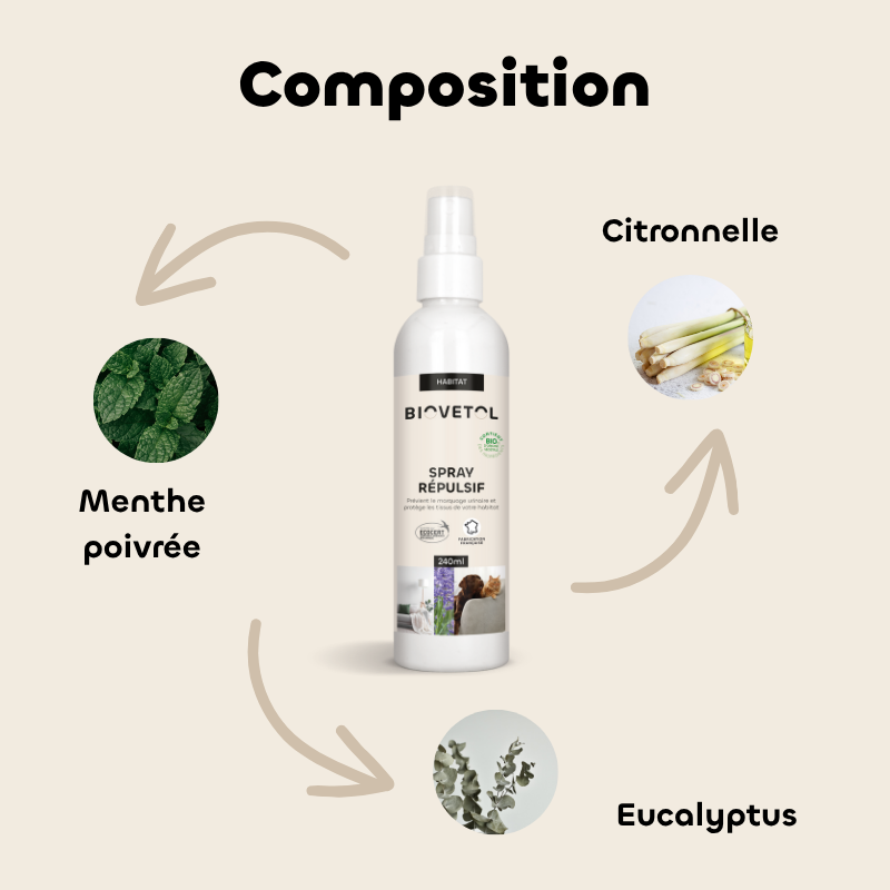 Spray répulsif habitat