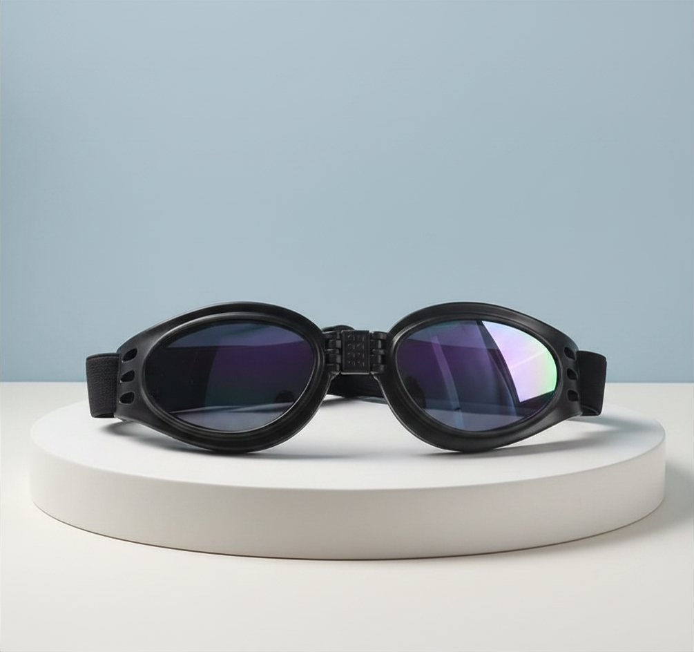 Lunettes de soleil pliables pour chien | Sangle réglable