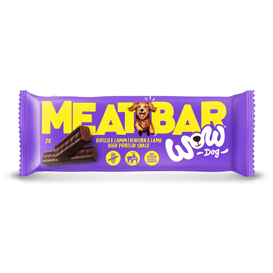WOW Meat Bar Cerf & Agneau pour Chien – 40g