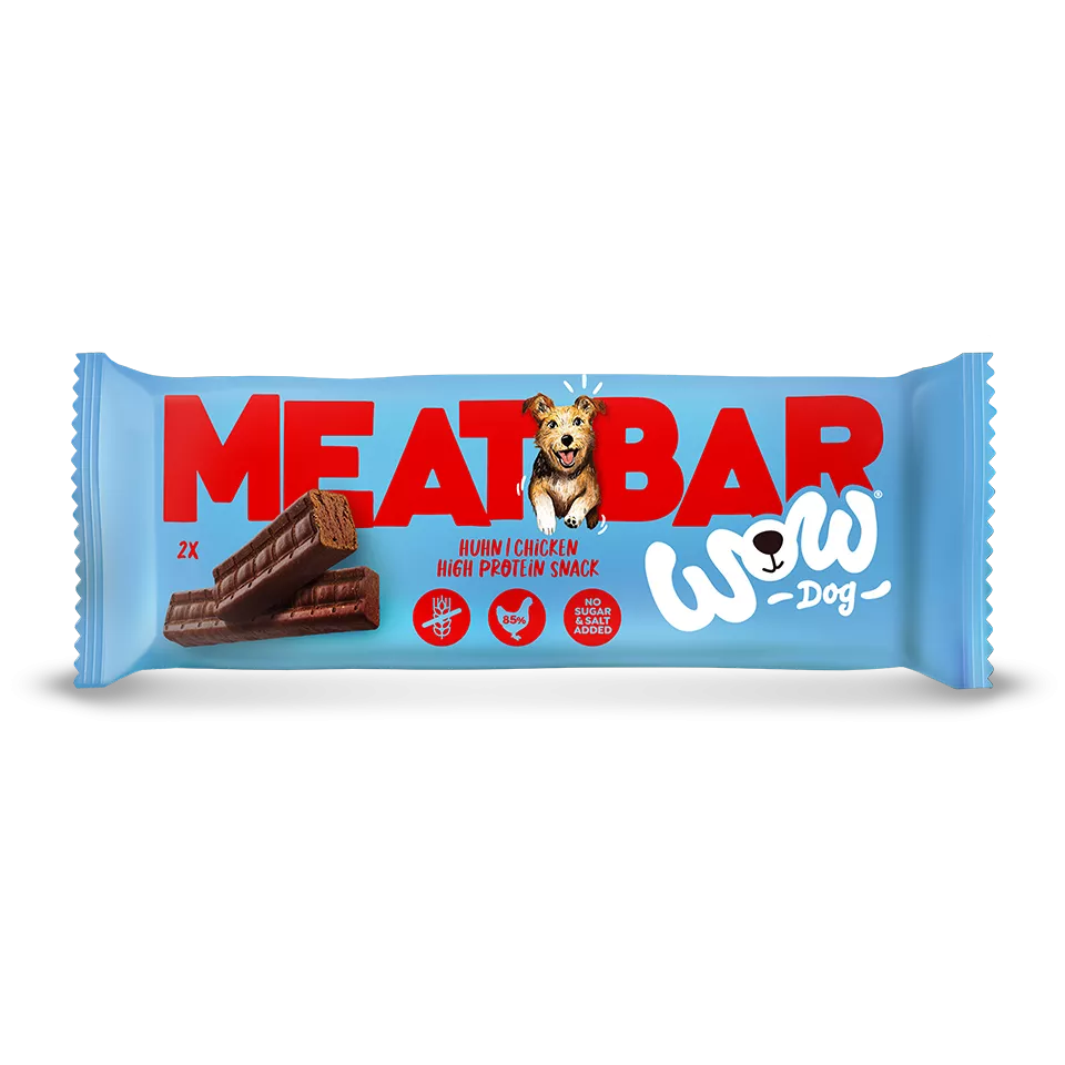 WOW Meat Bar Poulet – Friandise protéinée pour chien 40 g
