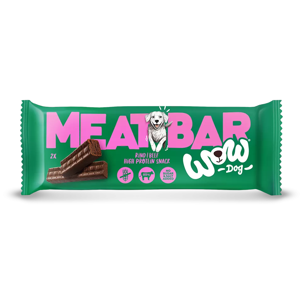 WOW Meat Bar Bœuf – Friandise protéinée pour chien 40 g