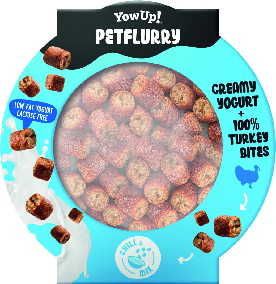 Yow Up! Yaourt Glacé Petflurry à la Dinde — 125 g