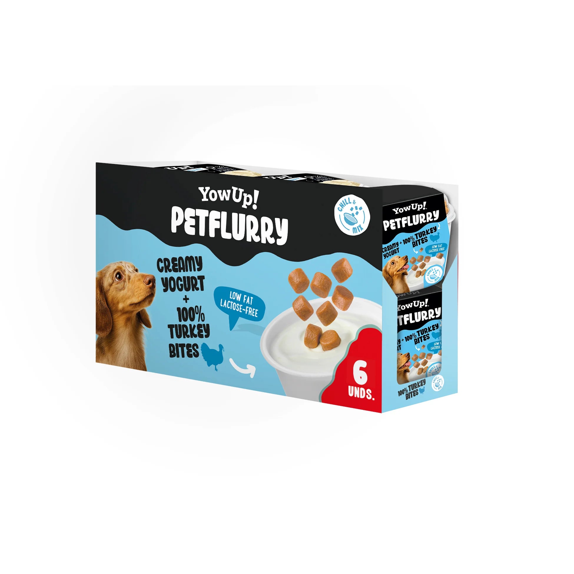 Yow Up! Yaourt Glacé Petflurry à la Dinde — 125 g
